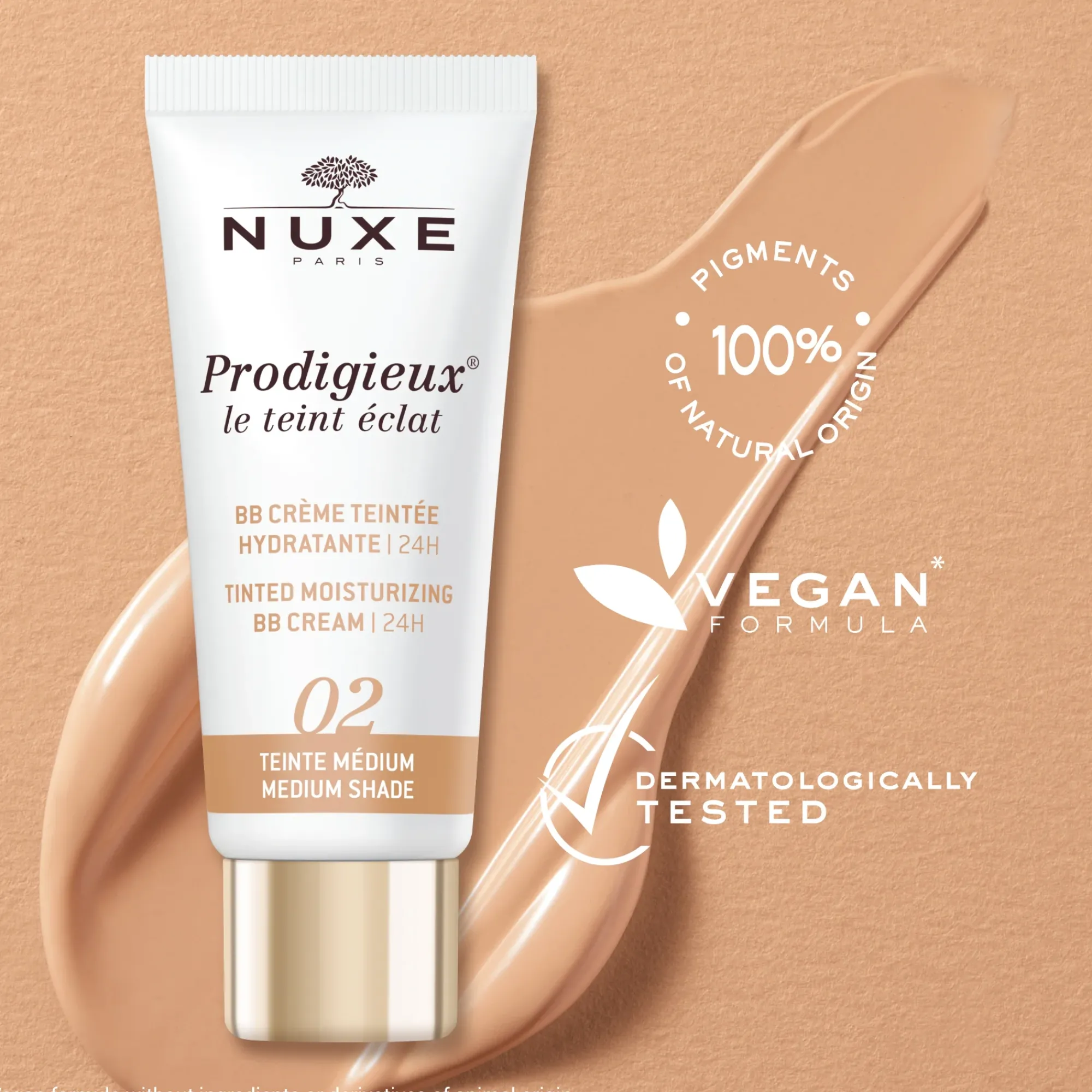 NUXE Colorito E Make-Up|Crema Da Giorno^BB Cream colorata idratante - Tonalitá media