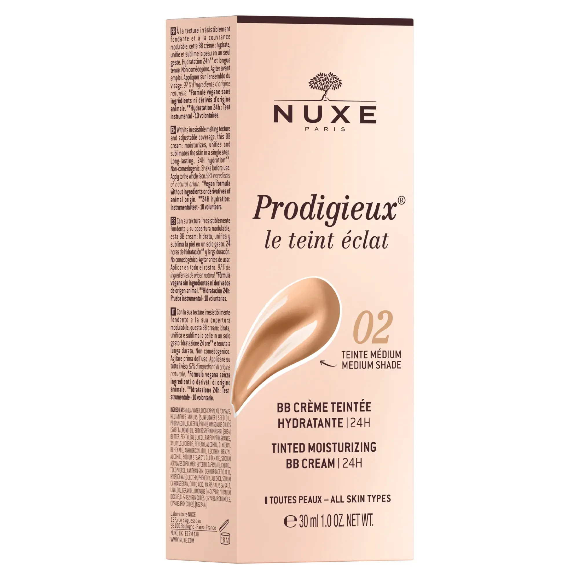 NUXE Colorito E Make-Up|Crema Da Giorno^BB Cream colorata idratante - Tonalitá media