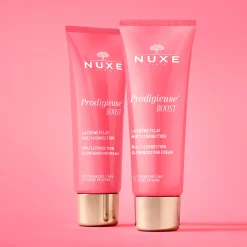 NUXE Crema Da Giorno|Trattamento Anti-Età^PRODIGIEUSE BOOST - Duo La Crema illuminante multi-correzione e Il Balsamo olio recuperatore nottee in omaggio