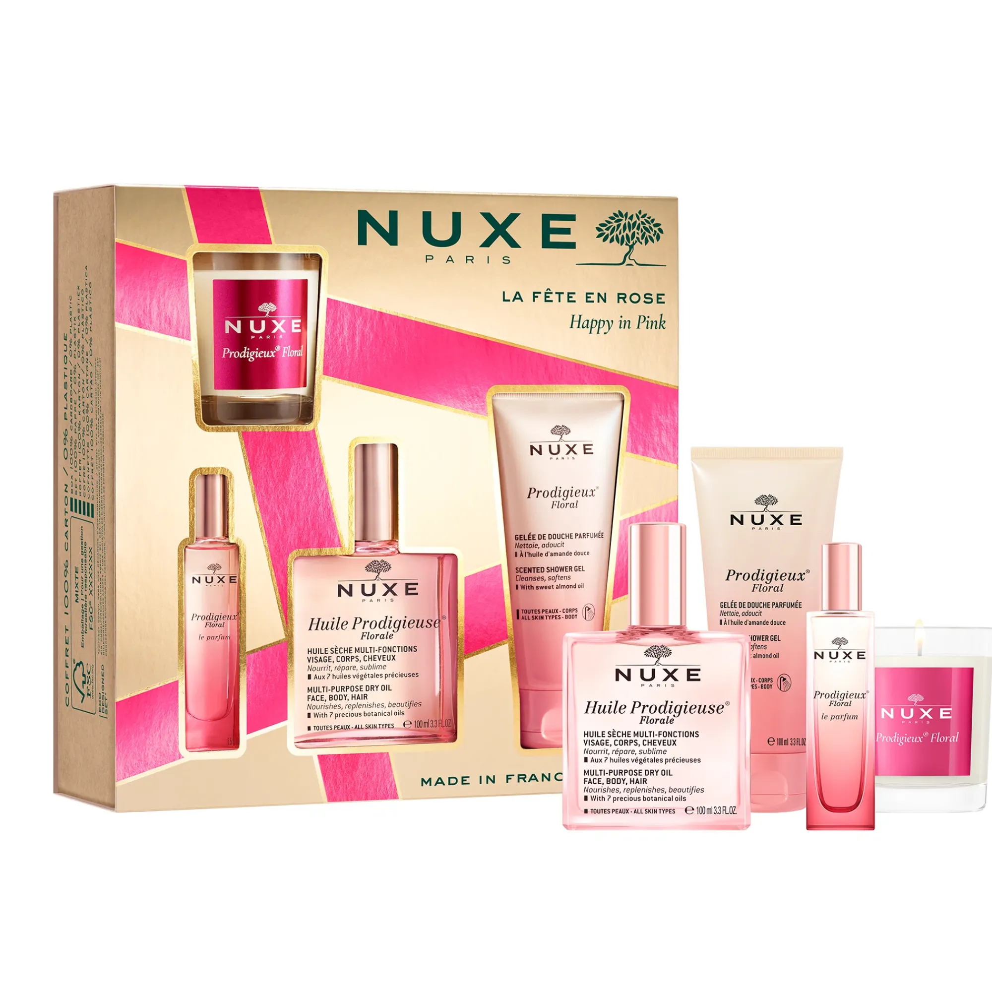 NUXE Cofanetti Regali|Olio Per Il Corpo^Set regalo Pink Party